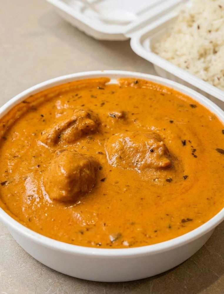 Butter chicken at Indian Express on Upper James Street, Hamilton