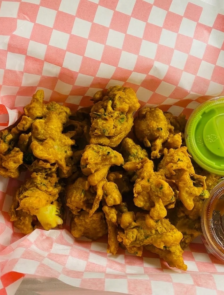 Veg pakora at Indian Express on Upper James Street, Hamilton