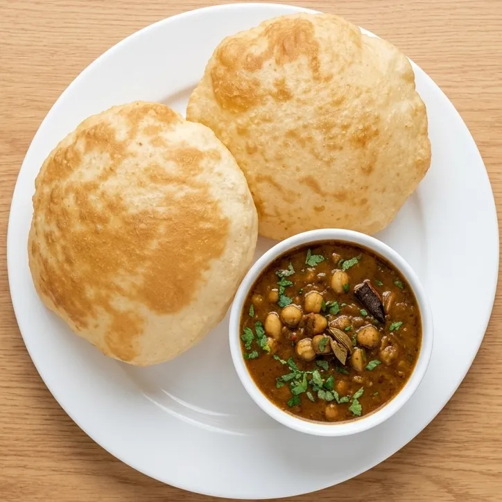 Chole bhature at Indian Express on Upper James Street, Hamilton